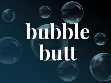 Bubble butt Definition & Meaning